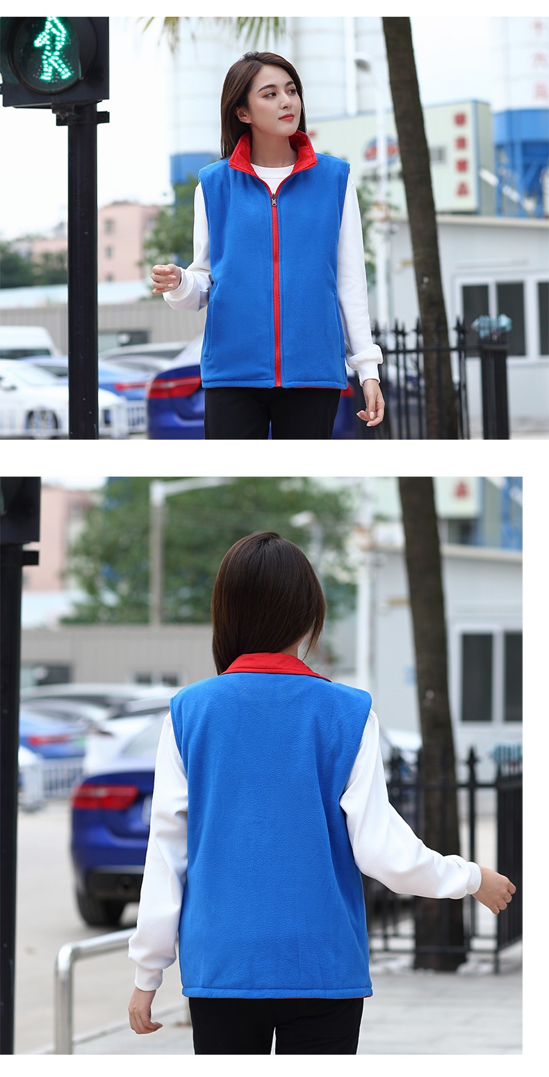 義工志愿者馬甲定制印logo公益活動(dòng)工作服男女宣傳廣告雙面馬甲(圖14)