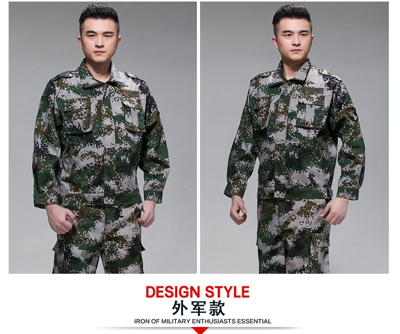 迷彩服套裝男夏季戶(hù)外作訓服學(xué)生軍訓服軍裝工作服軍迷服裝(圖12)