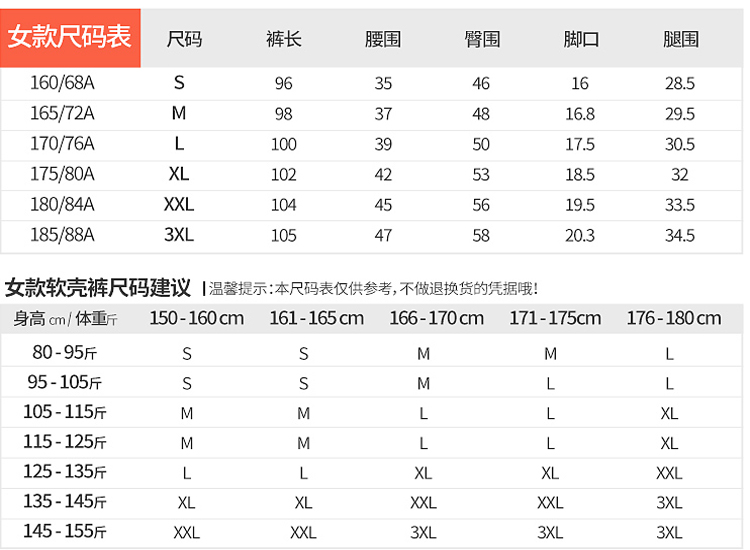 秋冬季戶(hù)外抓絨軟殼沖鋒褲女加絨加厚防水防風(fēng)寒滑雪褲男大碼寬松(圖17)