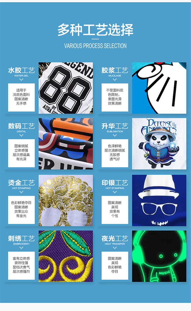 班服定制t恤短袖學(xué)生夏季畢業(yè)班服定制運動(dòng)會(huì )純棉印logo文化衫(圖18)