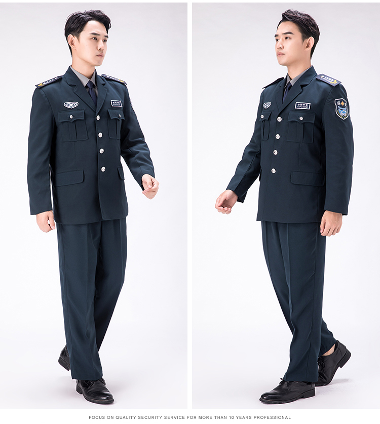2011新式保安服春秋套裝工作制服加厚物業(yè)安保冬裝長(cháng)袖秋冬季服裝(圖27)