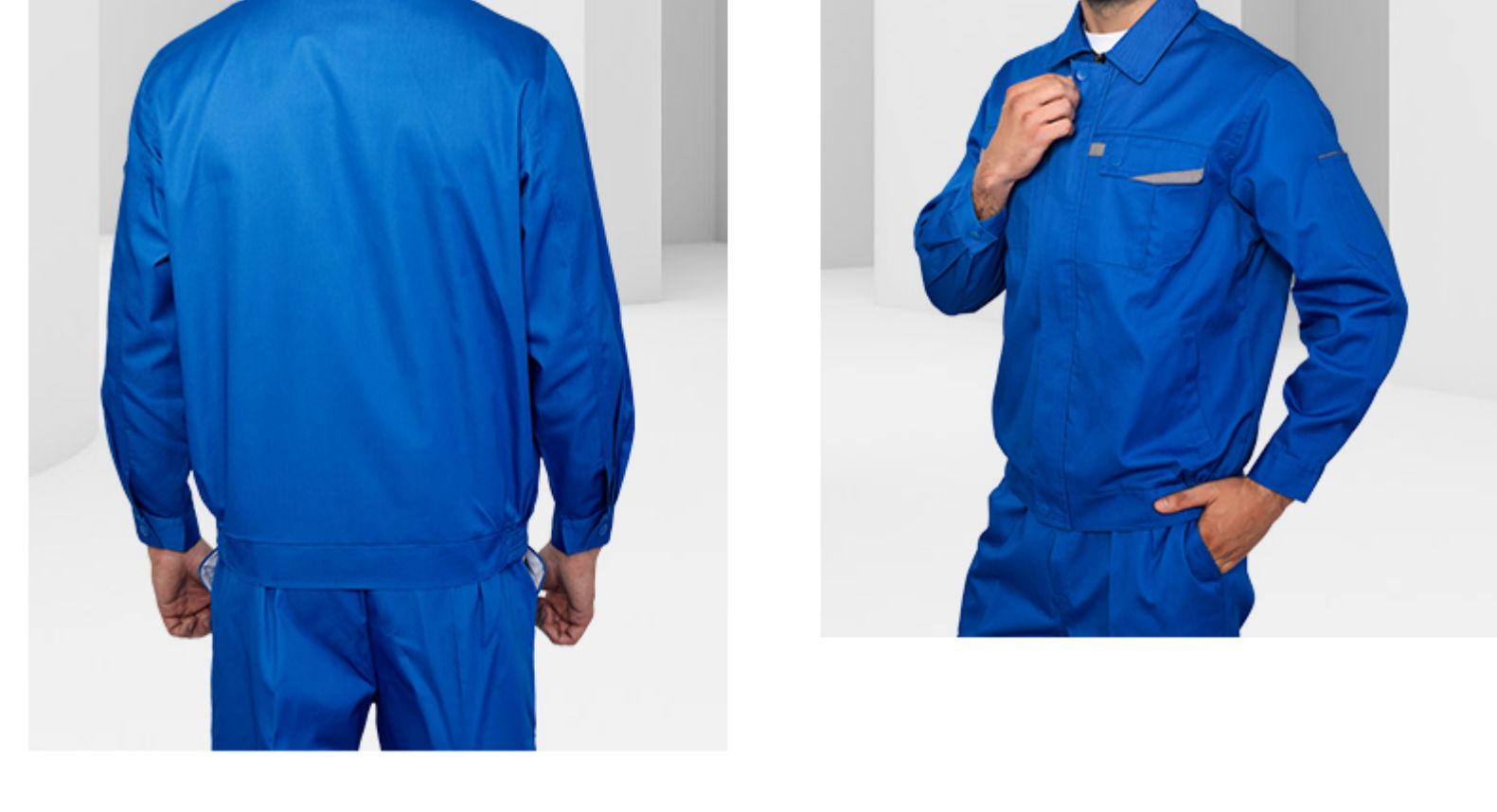 長(cháng)袖工作服套裝男士工地工廠(chǎng)車(chē)間加厚耐磨勞保服汽修定制工裝(圖26)