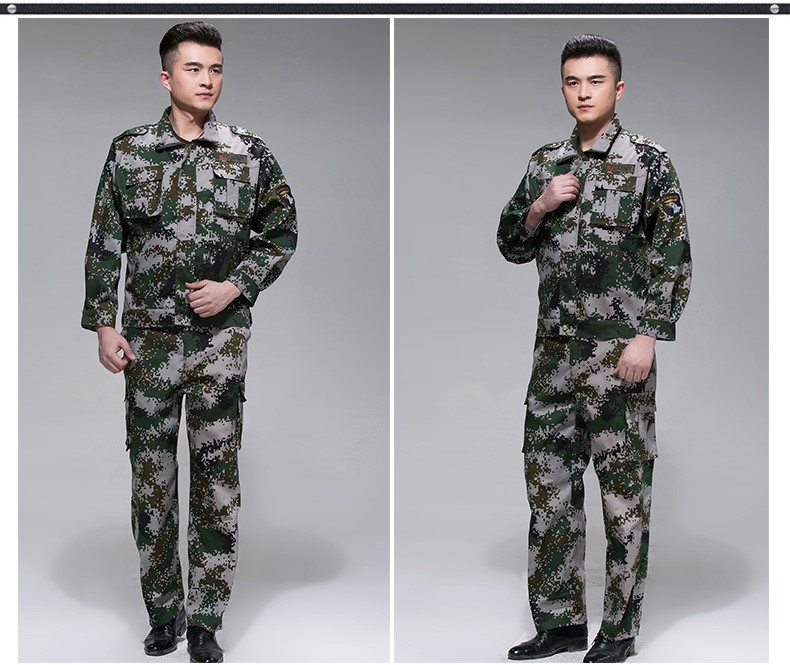 迷彩服套裝男夏季戶(hù)外作訓服學(xué)生軍訓服軍裝工作服軍迷服裝(圖11)