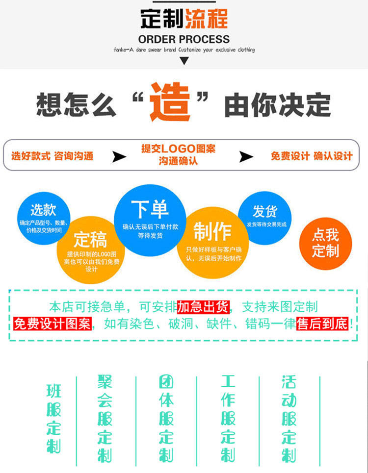 定制風(fēng)衣班服外套拉鏈連帽外套定制衛衣印logo薄款班服外套(圖1)