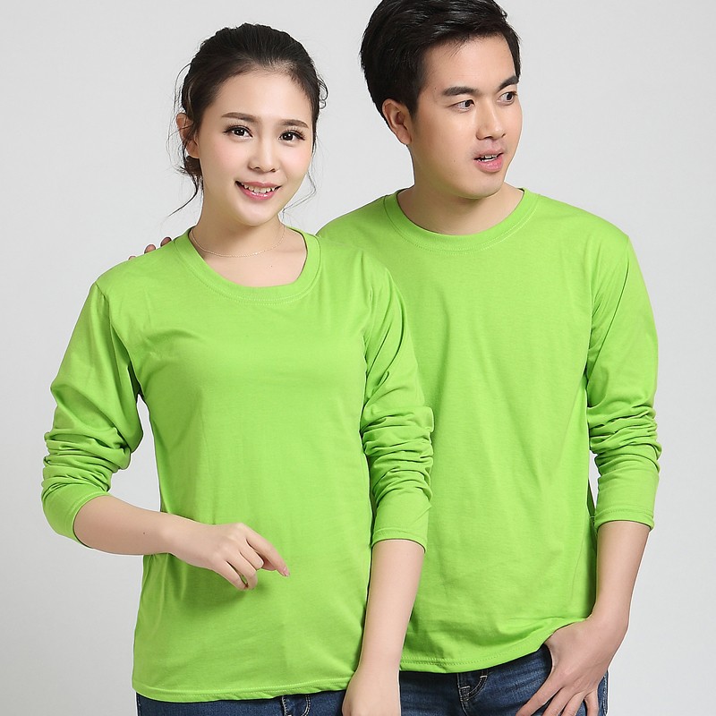 長(cháng)袖廣告衫定制工作服T恤同學(xué)會(huì )圓領(lǐng)純棉polo衫印字logo文化衫(圖28)