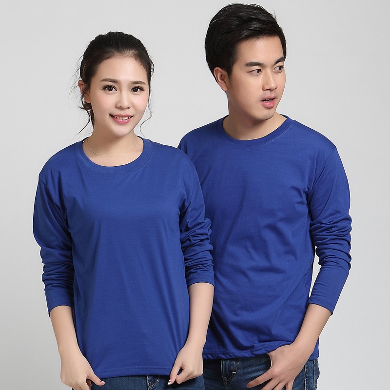 長(cháng)袖廣告衫定制工作服T恤同學(xué)會(huì )圓領(lǐng)純棉polo衫印字logo文化衫(圖25)