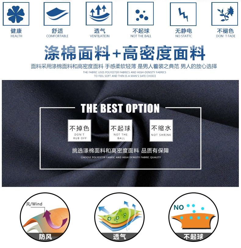 保安服短袖夏裝工作服春秋形象崗黑藍白售樓部房產(chǎn)酒店保安服套裝(圖2)