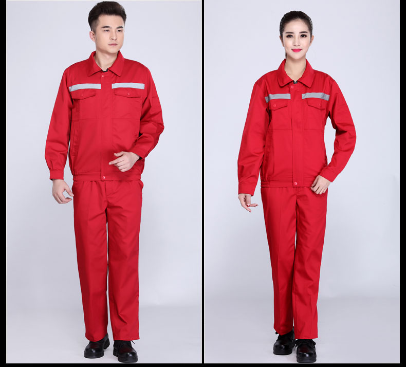 園林綠化工作服套裝男士反光條環(huán)衛服工程服定制反光條勞保服(圖17)