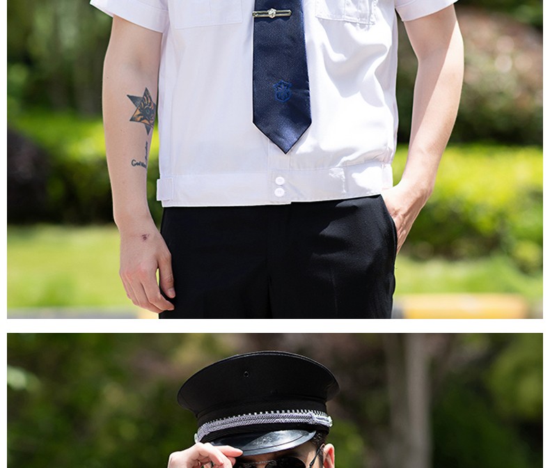 2011新式保安服短袖襯衣夏季制服物業(yè)夏裝長(cháng)袖工作服春秋套裝男女(圖18)