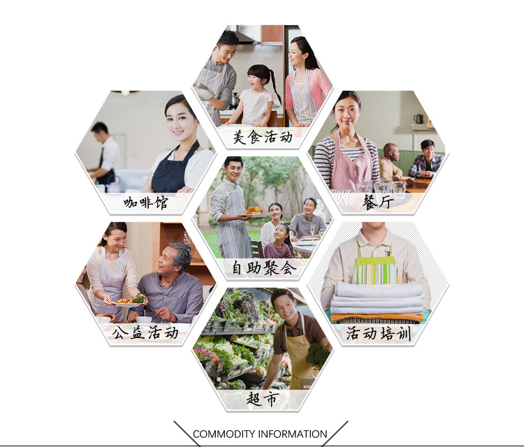 圍裙防水防油韓版時(shí)尚日式可愛(ài)粉成人女無(wú)袖罩衣定制logo印字(圖8)