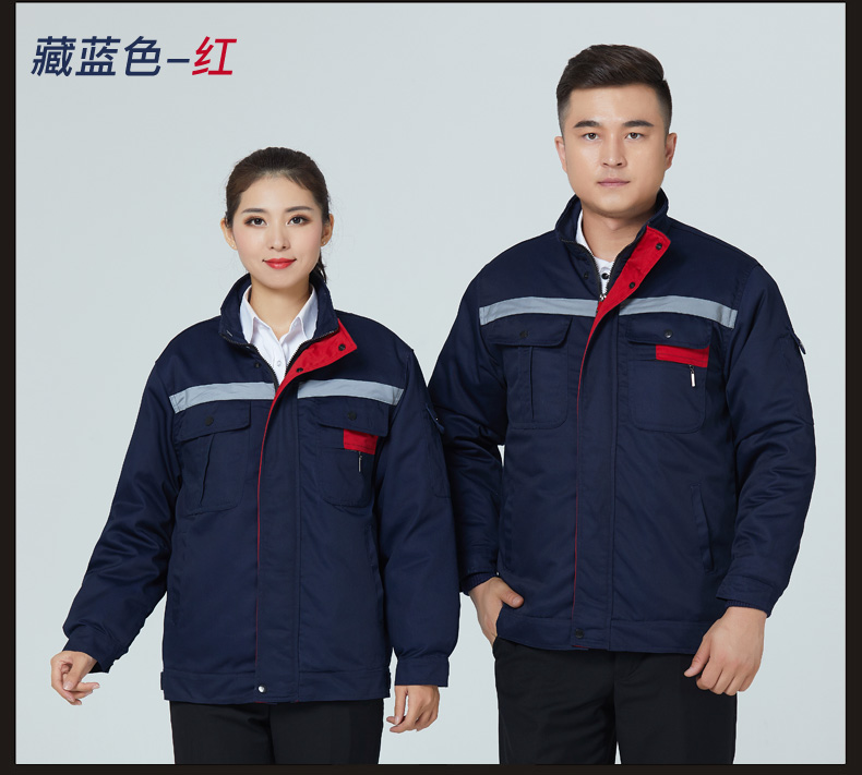 冬季工作服棉衣男加厚活里活面棉服防寒工裝上衣耐磨棉襖汽修服(圖13)