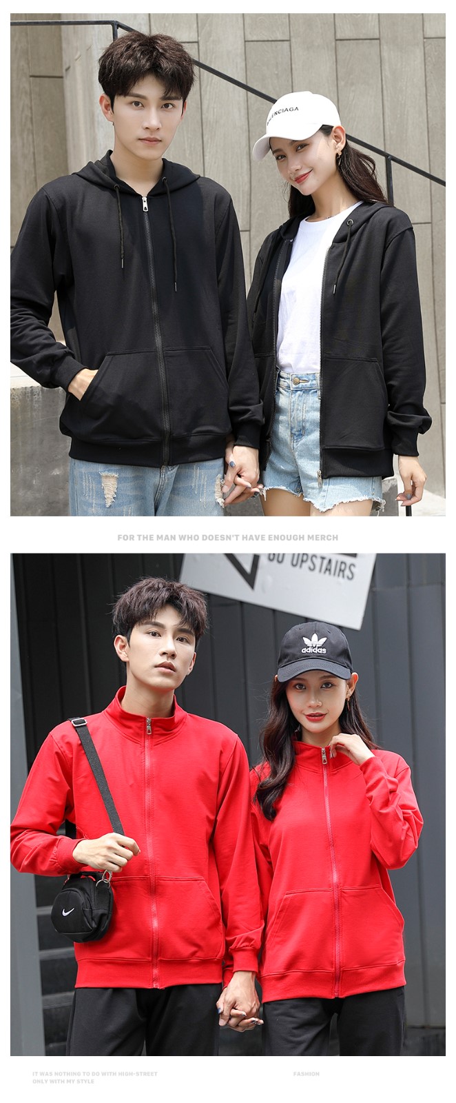 純棉班服男同學(xué)聚會(huì )衛衣定制logo奶茶火鍋店服務(wù)員工作服加絨印字(圖18)