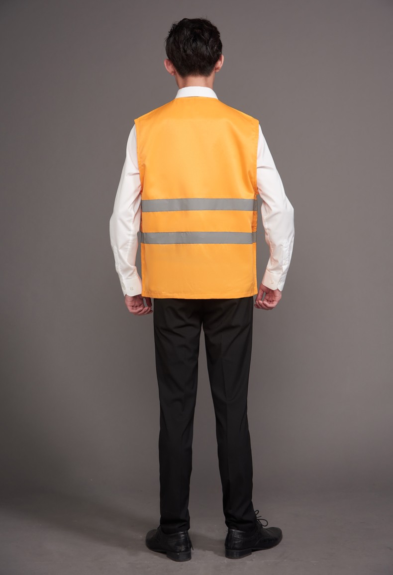 工作服馬甲定制印LOGO建筑工程施工反光條安全背心外賣(mài)送餐員制服(圖27)