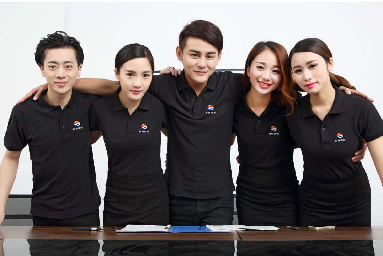 polo衫定制刺繡印字t恤翻領(lǐng)工作服短袖定做文化訂企業(yè)體恤logo桖(圖13)