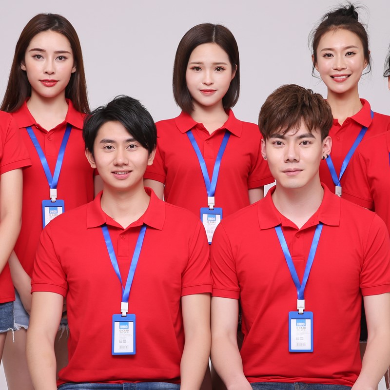 定制POLO衫廣告文化衫定做短袖工作服班服翻領(lǐng)T恤印字LOGO團體服(圖14)