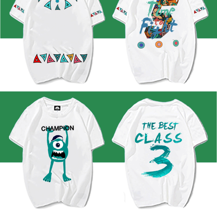 夏季班服定制diy純棉大碼T恤文化polo衫畢業(yè)周年慶同學(xué)聚會(huì )服裝(圖15)