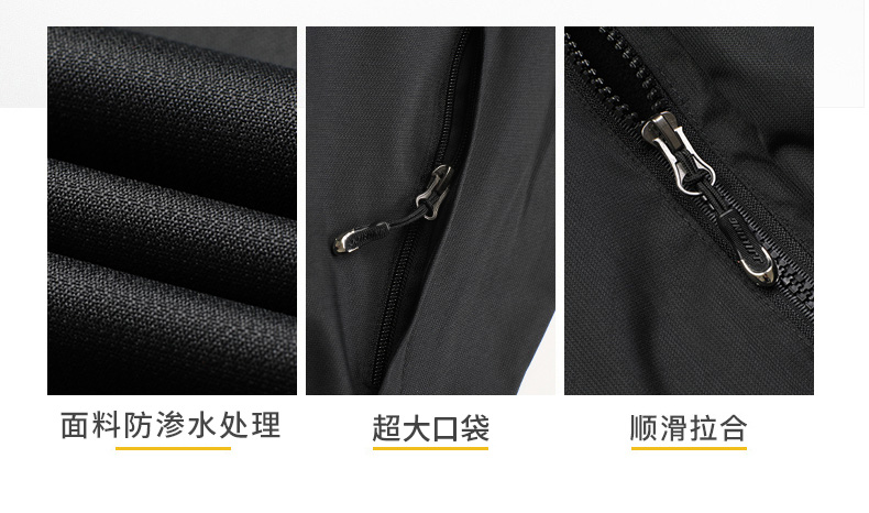 紅色沖鋒衣工作服定制印字logo三合一可拆卸外套防風(fēng)防水登山服男(圖27)