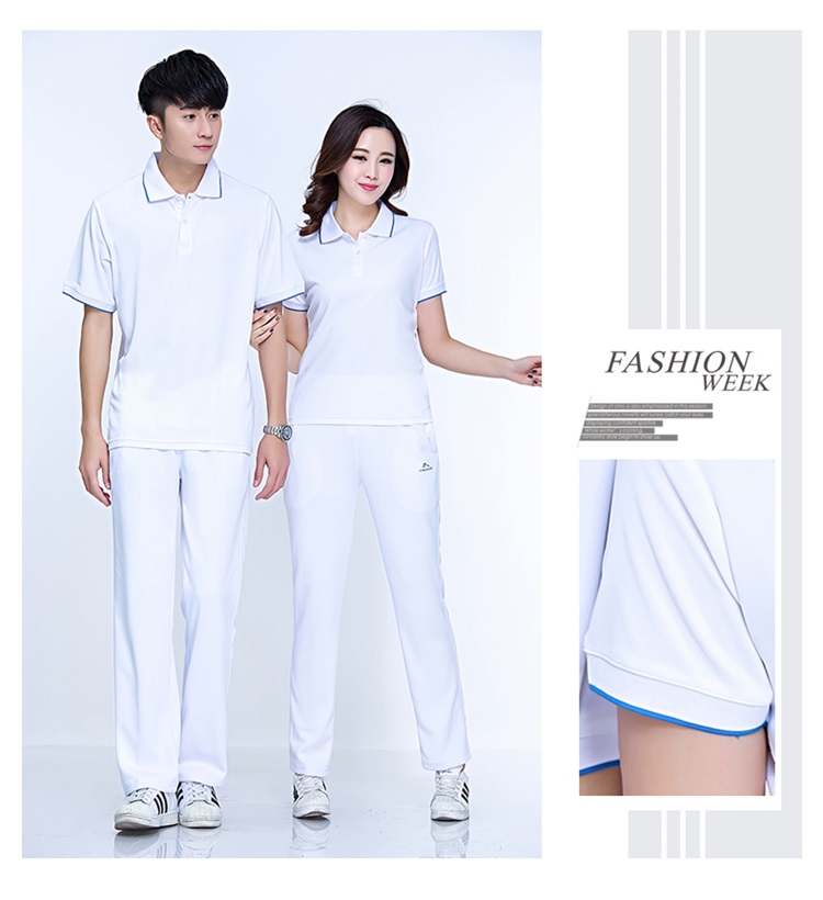 夏季情侶運動(dòng)短袖t恤男女速干透氣POLO衫團體定制logo工作服上衣(圖23)