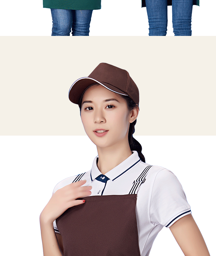 廣告圍裙定制logo水果店超市圍裙工作女廚房工作服男女圍腰訂做(圖8)