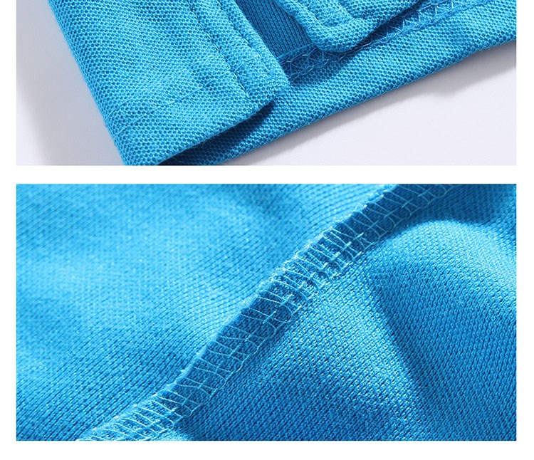 長(cháng)袖t恤定制logo翻領(lǐng)廣告文化衫diy工衣定做衣服Polo衫工作服印字(圖14)
