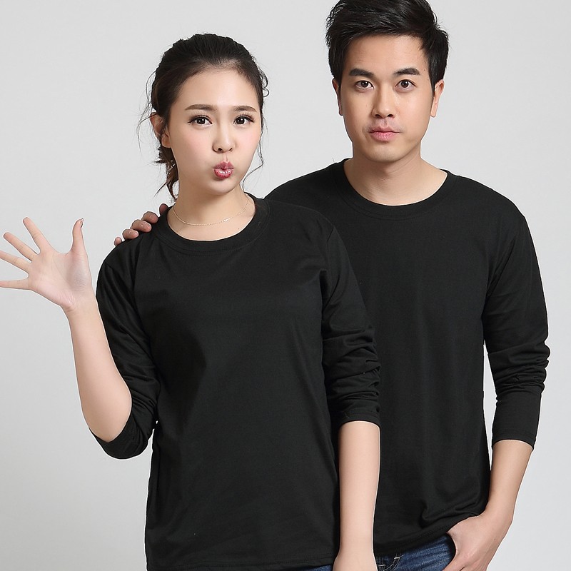 長(cháng)袖廣告衫定制工作服T恤同學(xué)會(huì )圓領(lǐng)純棉polo衫印字logo文化衫(圖32)