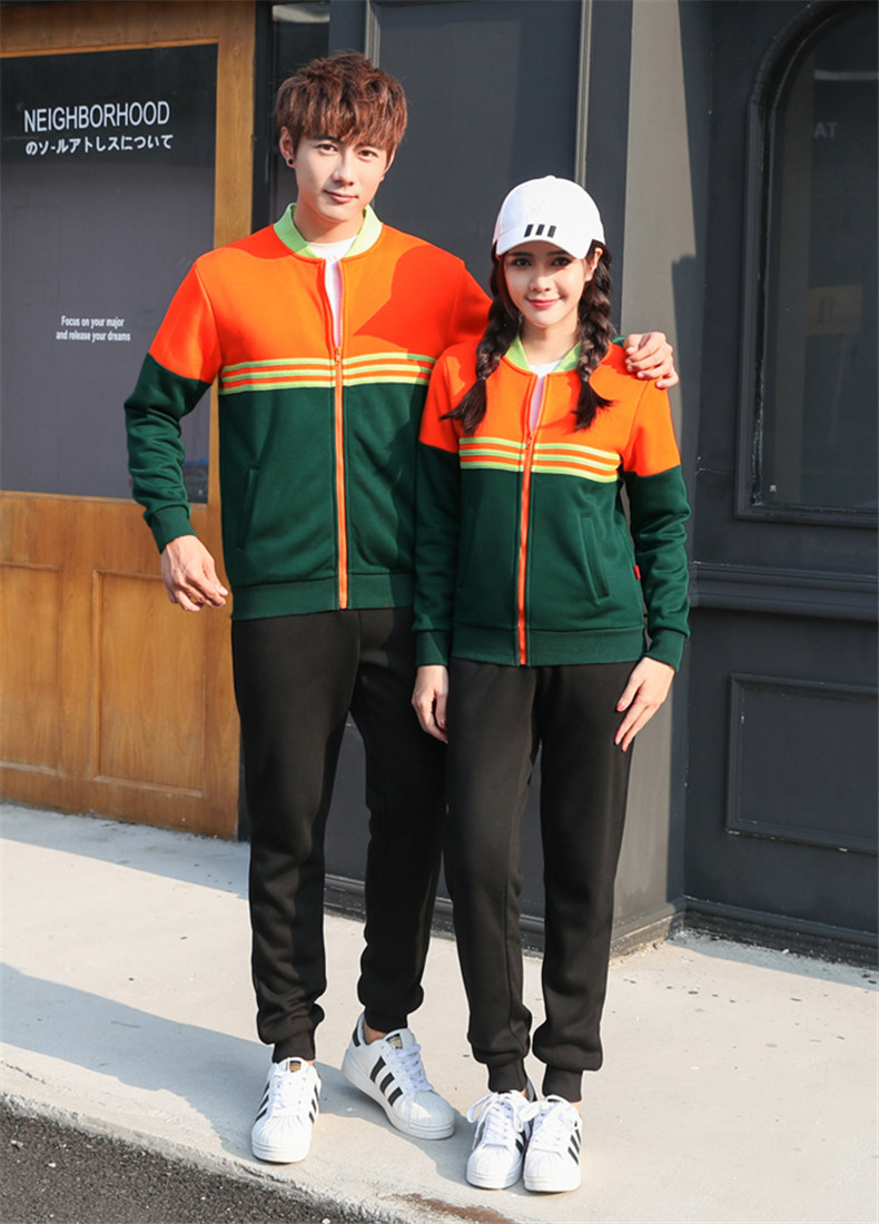 加厚學(xué)生班服加絨衛衣定制棒球服加絨工作服印字LOGO同學(xué)聚會(huì )秋冬(圖6)