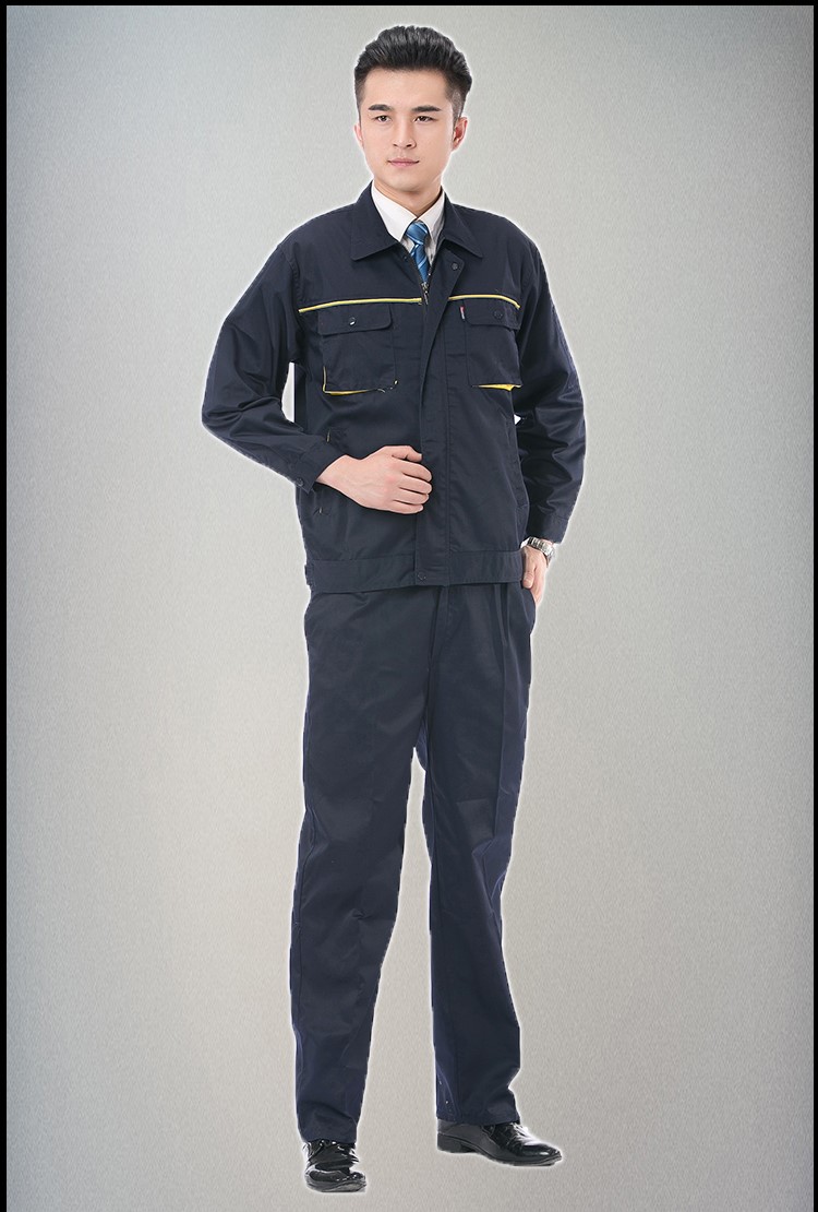 秋冬定制男套裝汽修維修工作服勞保工程工作服工廠(chǎng)車(chē)間制服(圖6)