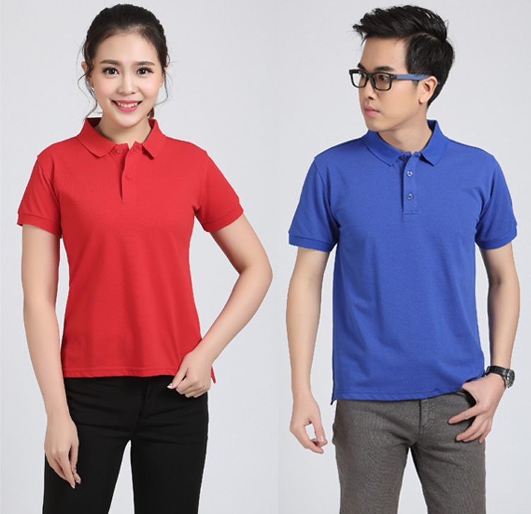 定制POLO衫廣告文化衫定做短袖工作服班服翻領(lǐng)T恤印字LOGO團體服(圖8)