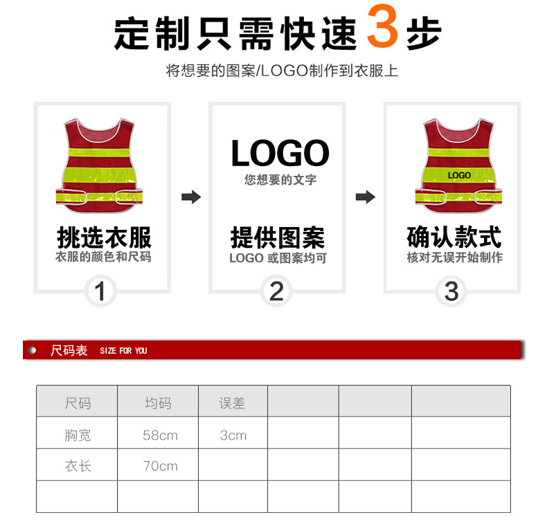 透氣網(wǎng)狀反光背心馬甲定制印字安全服環(huán)衛交通騎行工地施工人熒光網(wǎng)駕校(圖8)
