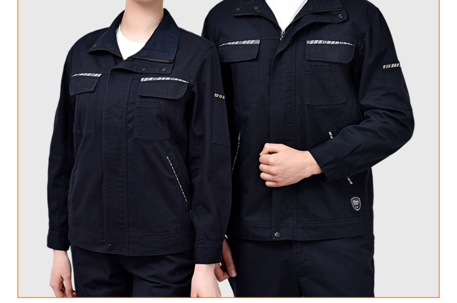純棉秋冬季長(cháng)袖工作服套裝男士維修汽修服全棉電焊防燙阻燃勞保服(圖29)