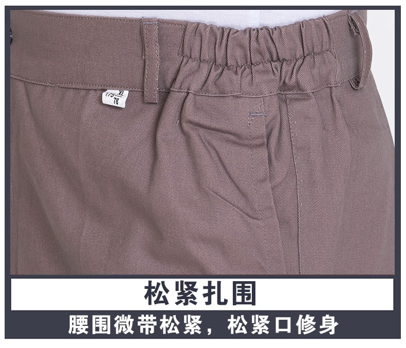 秋冬季純棉工作服套裝男電焊工廠(chǎng)車(chē)間維修汽修服勞保服定制上衣(圖16)