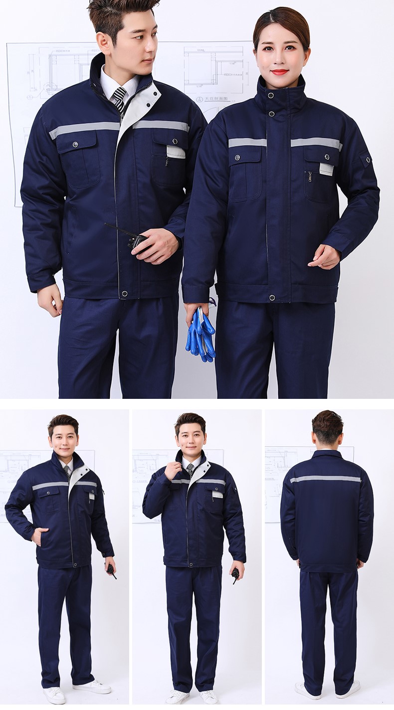 冬季工作服套裝男棉衣棉襖加厚保暖勞保定制可拆卸汽修廠(chǎng)防寒耐磨(圖20)