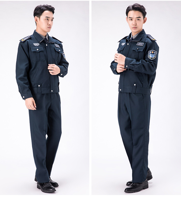 2011新式保安服春秋套裝工作制服加厚物業(yè)安保冬裝長(cháng)袖秋冬季服裝(圖21)