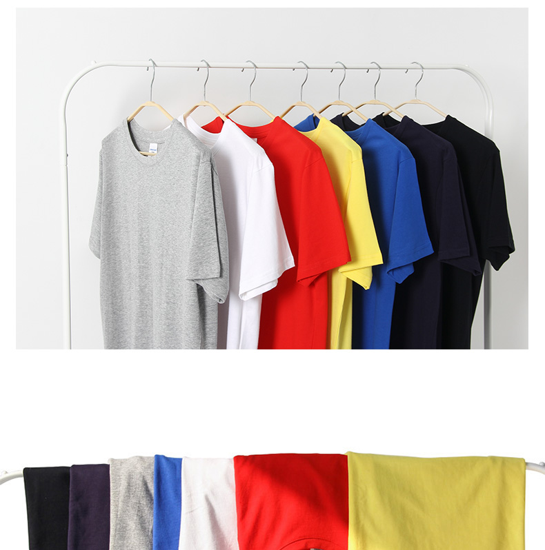 定制T恤工作服夏季班服文化廣告衫定做印字LOGO同學(xué)聚會(huì )體恤訂做(圖15)