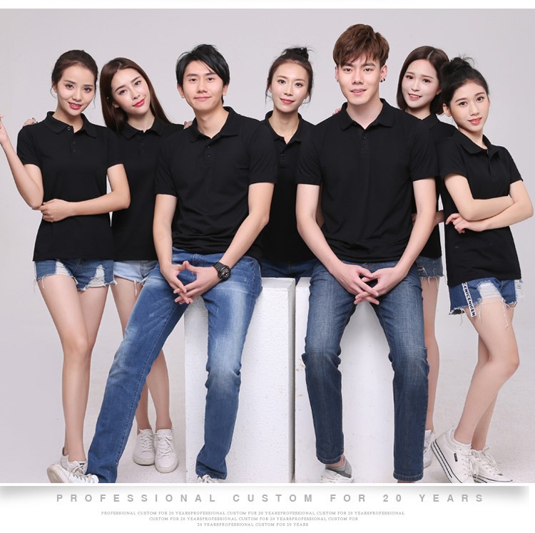 定制企業(yè)活動(dòng)廣告衫 翻領(lǐng)POLO衫 宣傳文化衫團體服短袖T恤印logo(圖8)