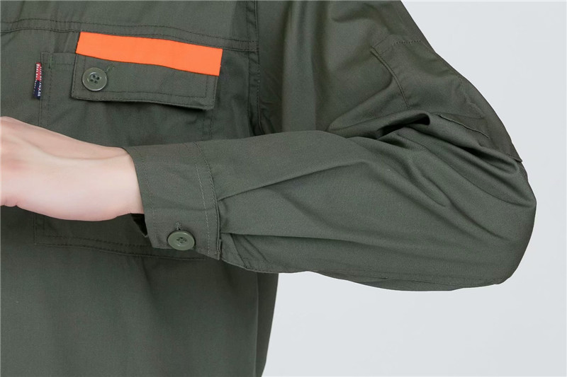 春秋長(cháng)袖工作服套裝男秋冬定制耐磨汽修廠(chǎng)服工裝電焊服勞保服(圖14)