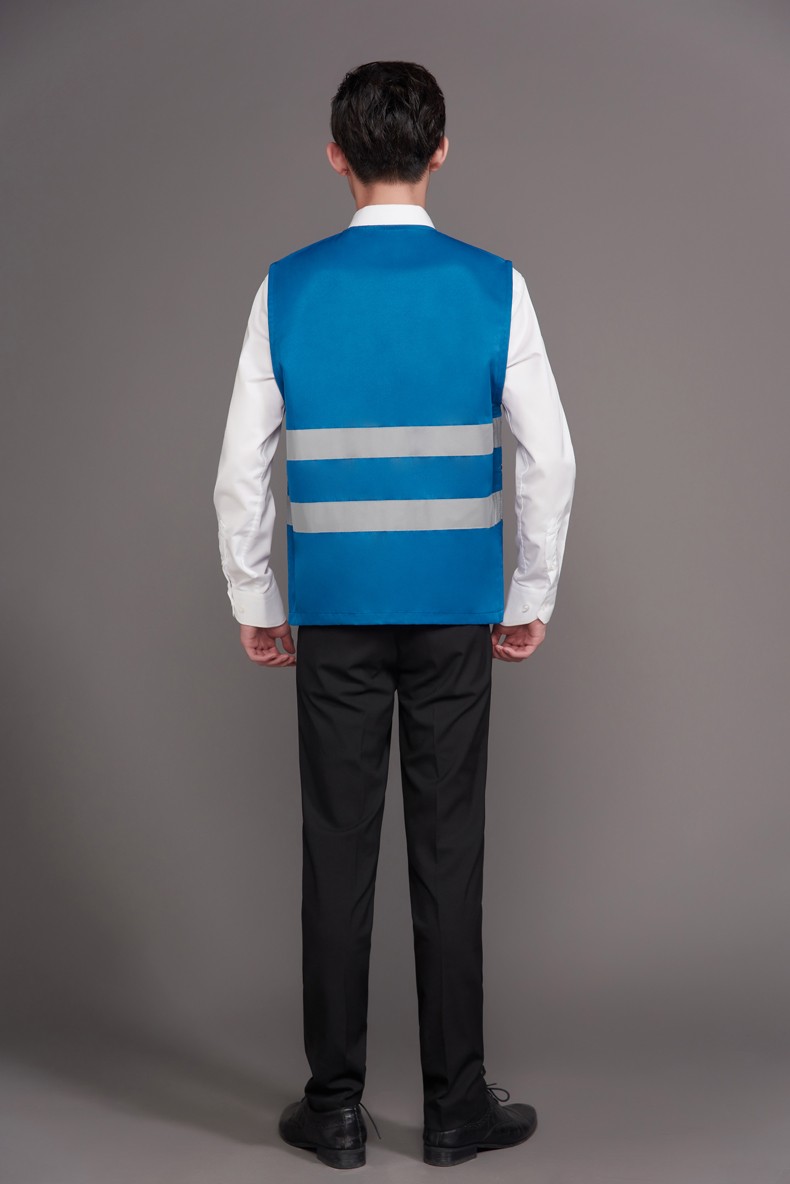 工作服馬甲定制印LOGO建筑工程施工反光條安全背心外賣(mài)送餐員制服(圖30)