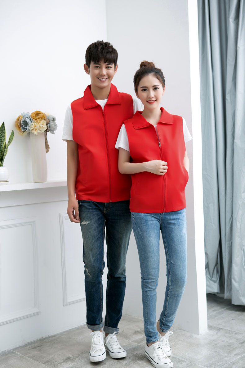 志愿者馬甲定制工作服活動(dòng)廣告宣傳背心定做義工馬夾工裝印字logo(圖46)