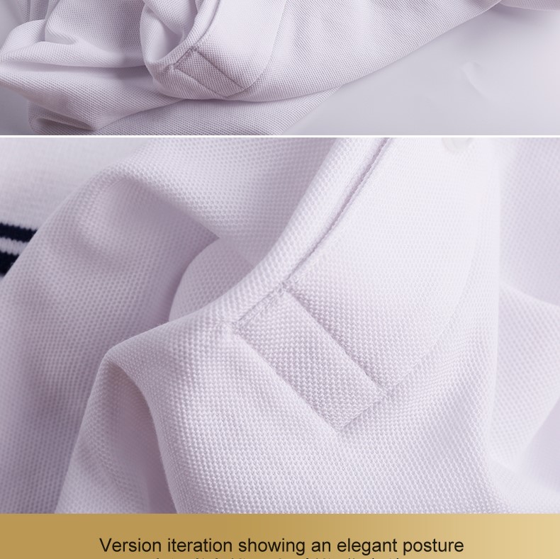 polo衫定制logo企業(yè)工作服t恤短袖翻領(lǐng)定做公司文化衫團體服印字(圖13)