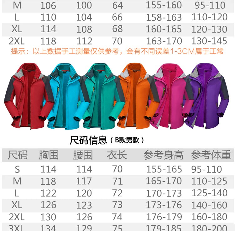 沖鋒衣定制團體企業(yè)工作服男登山服旅游女防風(fēng)防水保暖印logo刺繡(圖20)