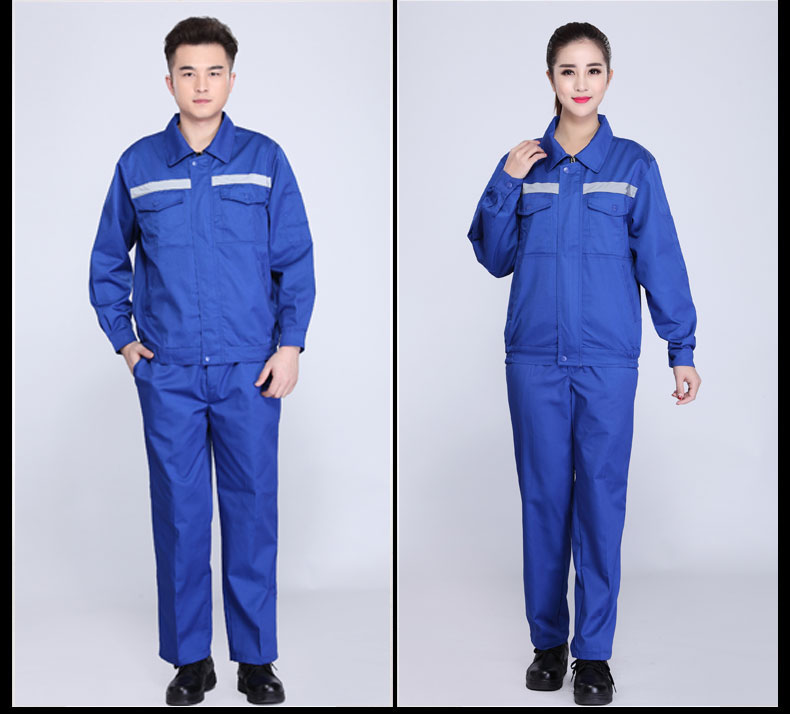 園林綠化工作服套裝男士反光條環(huán)衛服工程服定制反光條勞保服(圖15)
