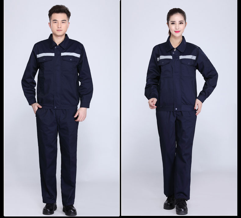 園林綠化工作服套裝男士反光條環(huán)衛服工程服定制反光條勞保服(圖21)