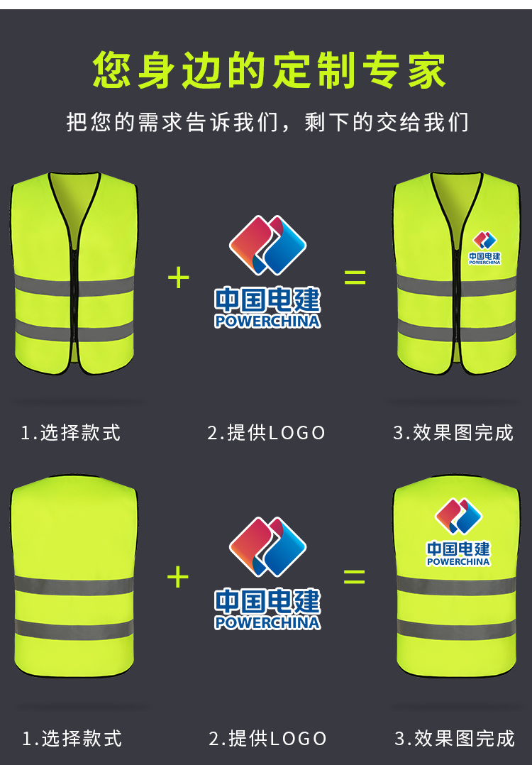 環(huán)衛交通駕駛員安全防護夜間外套反光衣馬甲定制熒光背心服可印字(圖6)