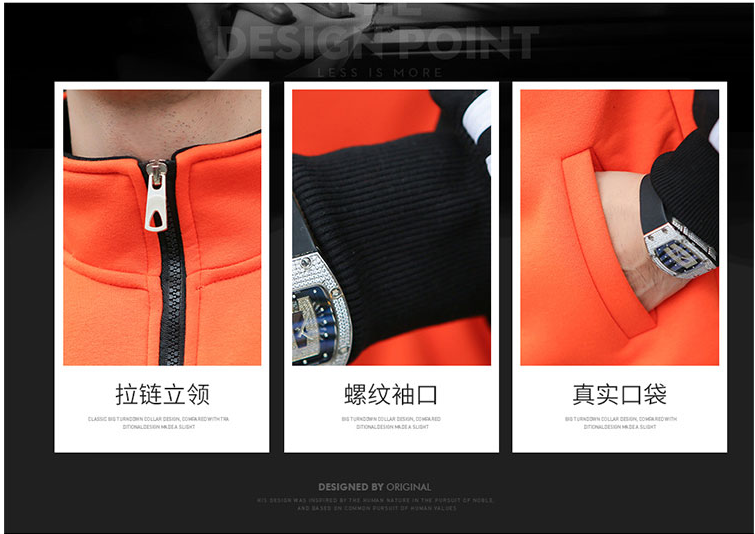 衛衣定制印logo工作服外套diy聚會(huì )班服拉鏈加絨連帽工衣定做印字(圖11)