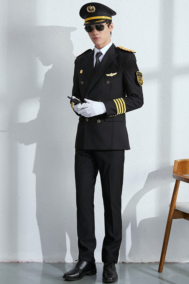 保安套裝制服工作服保安服春秋冬套裝男安保物業(yè)禮賓服形象崗服裝(圖22)