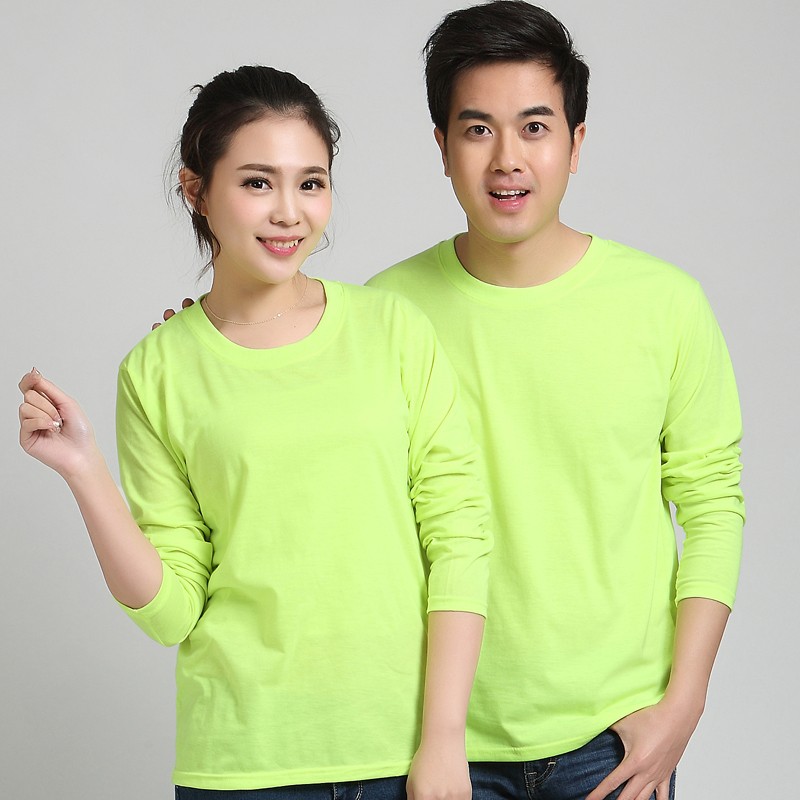 長(cháng)袖廣告衫定制工作服T恤同學(xué)會(huì )圓領(lǐng)純棉polo衫印字logo文化衫(圖30)