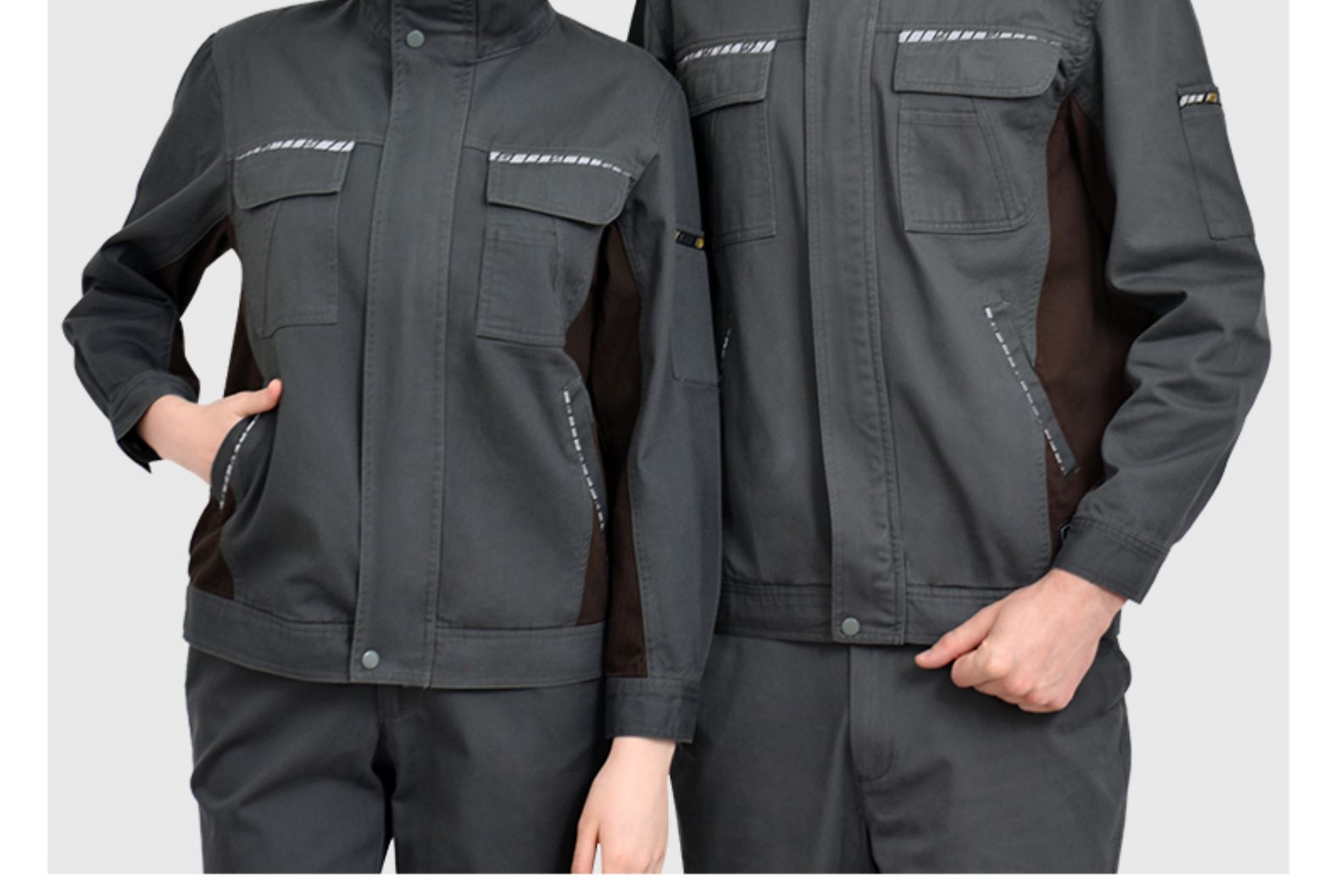 純棉秋冬季長(cháng)袖工作服套裝男士維修汽修服全棉電焊防燙阻燃勞保服(圖27)