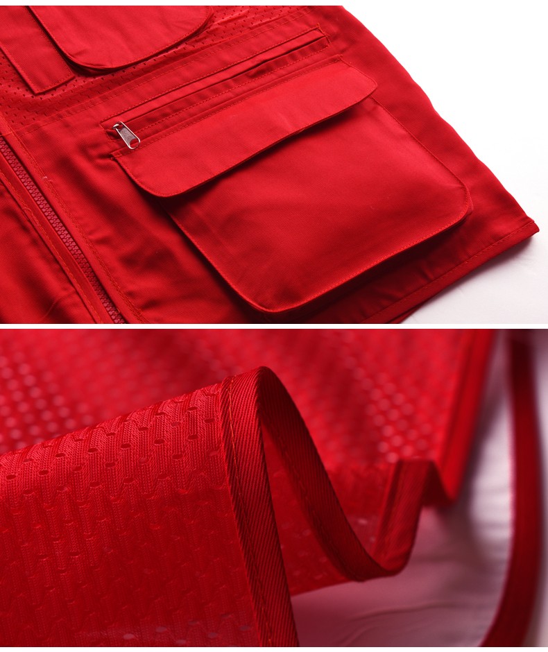 反光馬甲安全服騎手施工快遞員夏季網(wǎng)眼工作服多口袋背心工裝服(圖11)