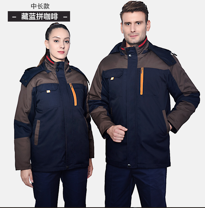 工作服棉衣男女冬季加厚棉服套裝車(chē)間保暖防寒勞保棉襖冬裝定制(圖21)