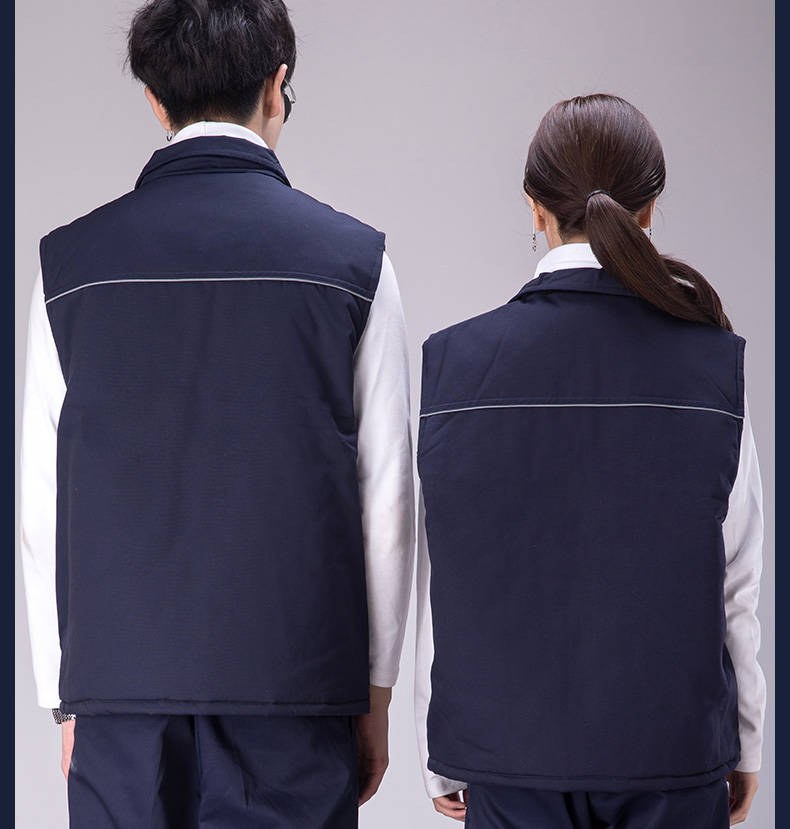 廣告馬甲工作服馬甲攝影背心汽車(chē)美容秋冬棉工程馬甲定制印LOGO(圖19)